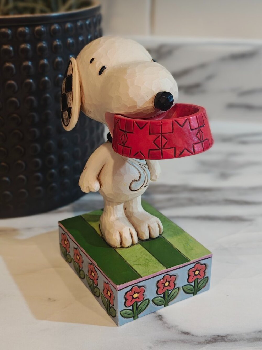 Jim Shore Peanuts “More Food Please” Snoopy Figurine 4049411 2015